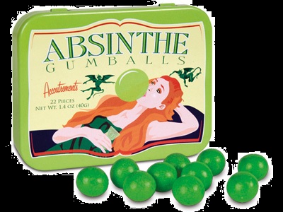 Top Halloween Candy Gum Absinthe Flavor